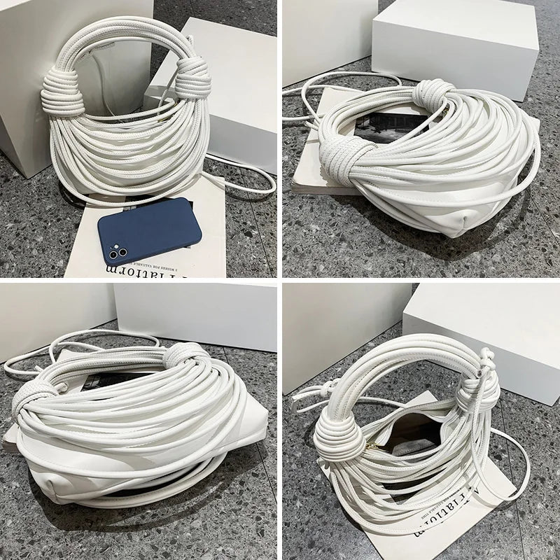 Defini Sculptural Cascading Cords Bag