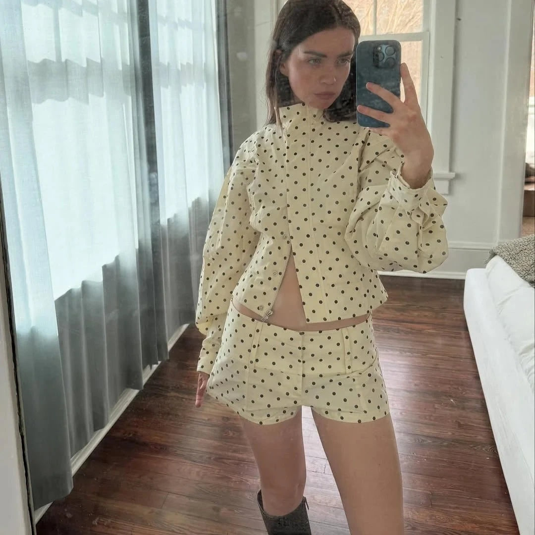 Delma Polka Dot Jumper Jackets