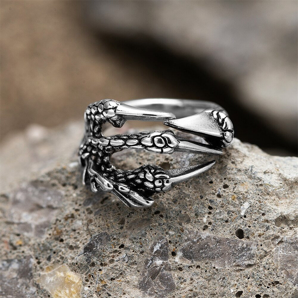 Eagle Dragon Claw Ring