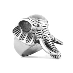 Elephant Head Ivory Ring
