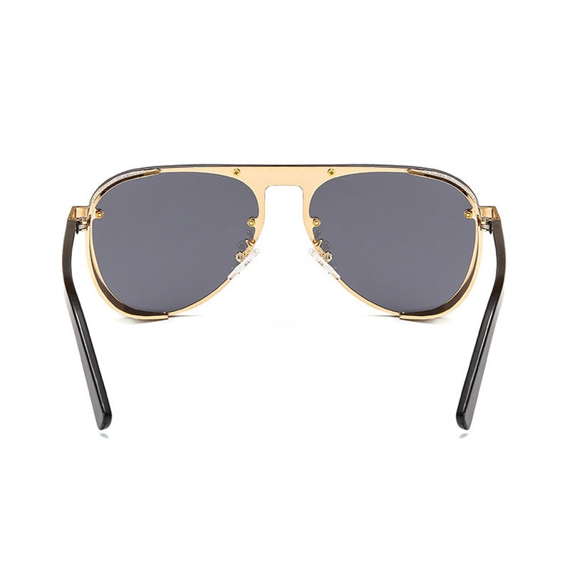 Ernie Glitter Rim Aviator Sunglasses - 7 Colors