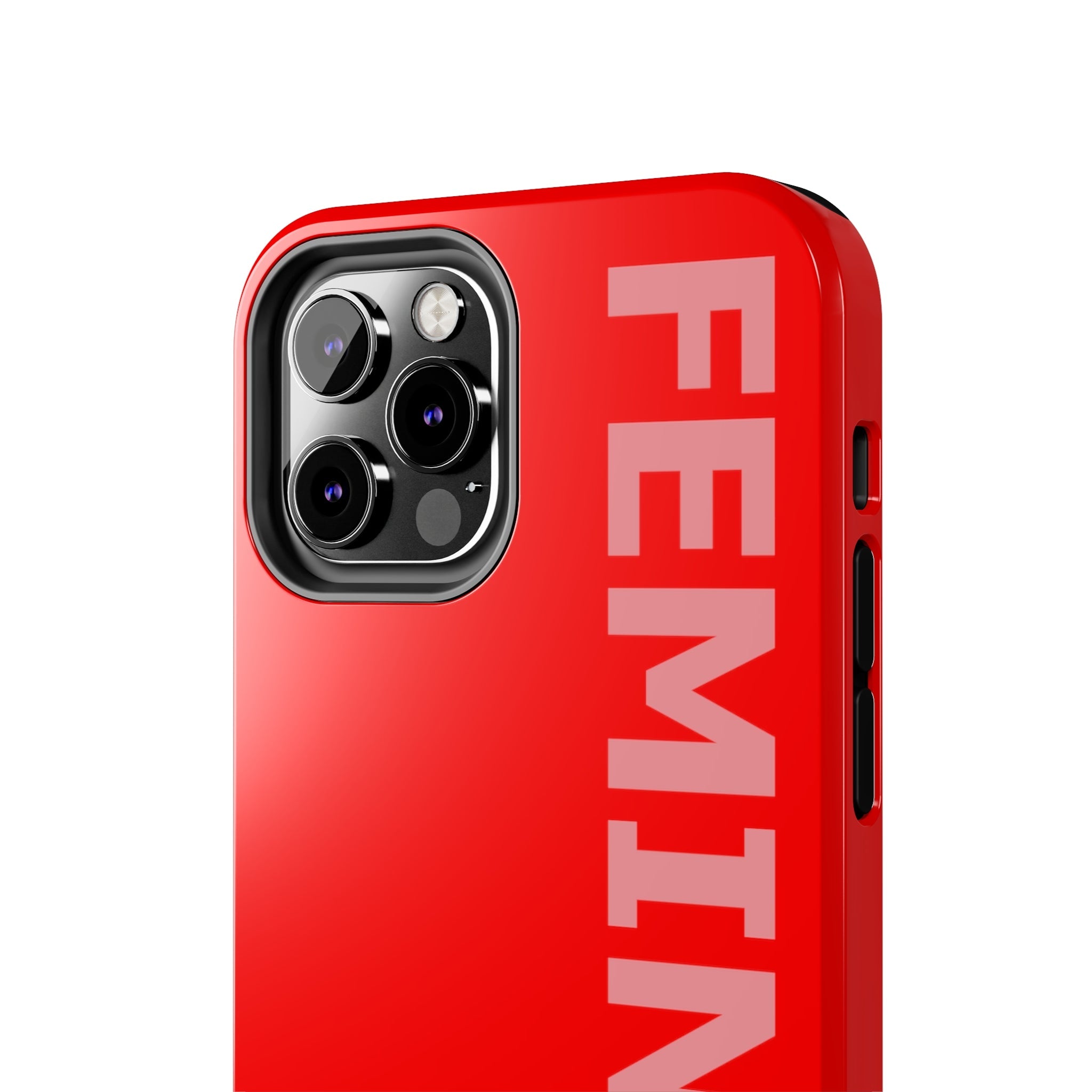 FEMINIST SPOKE iPhone Cases - Red