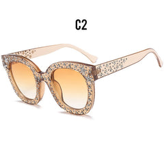 Faith Star Studded Cat Eye Sunglasses - 7 Colors