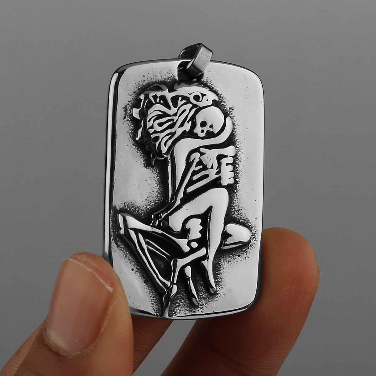 Forever-Together Skeleton-Motif Necklace
