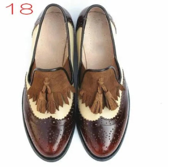 Francia Handmade Fringed Oxford Brogues