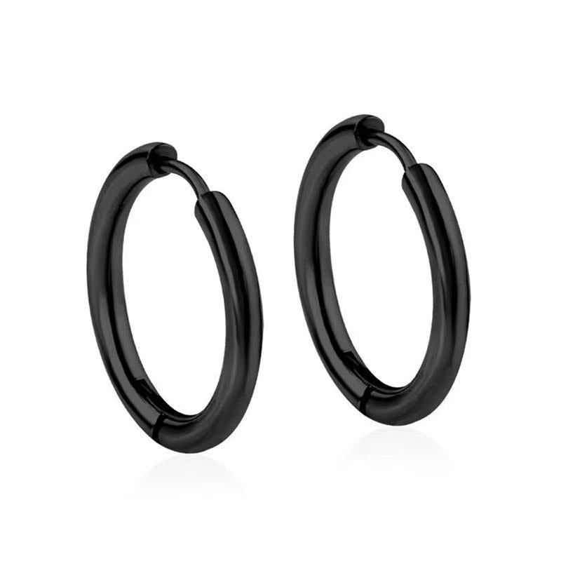 Geometry Gothic Fashion Hoop Earrings - 8 Shapes