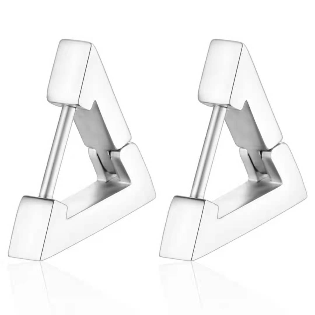Geometry Gothic Fashion Hoop Earrings - 8 Shapes