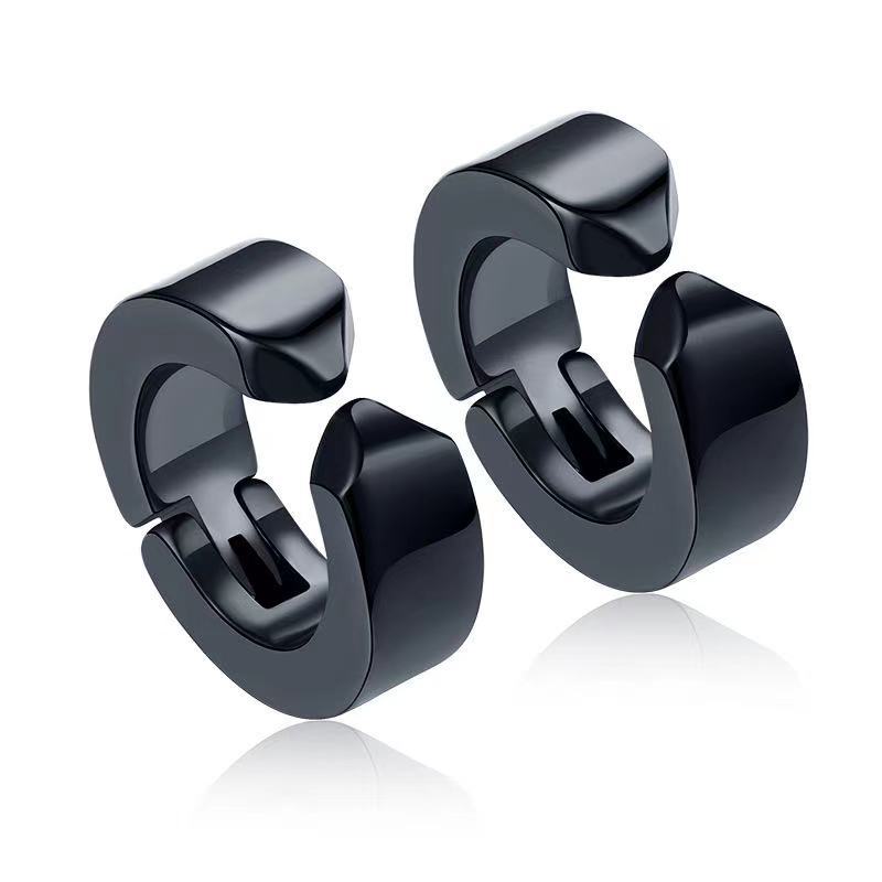 Geometry Gothic Fashion Hoop Earrings - 8 Shapes