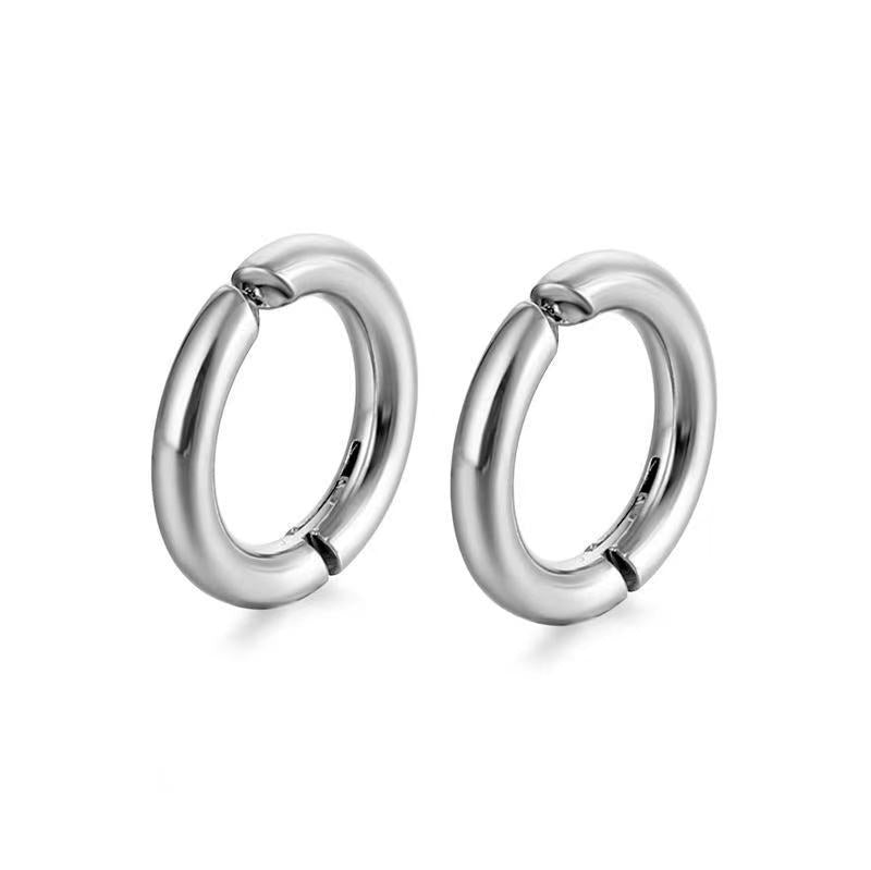 Geometry Gothic Fashion Hoop Earrings - 8 Shapes