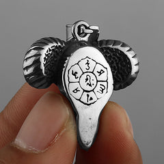Goat Head Pendant Necklace