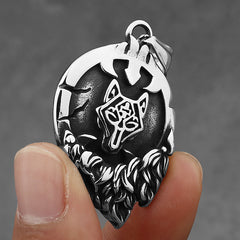 Goth Bully Wolf necklace