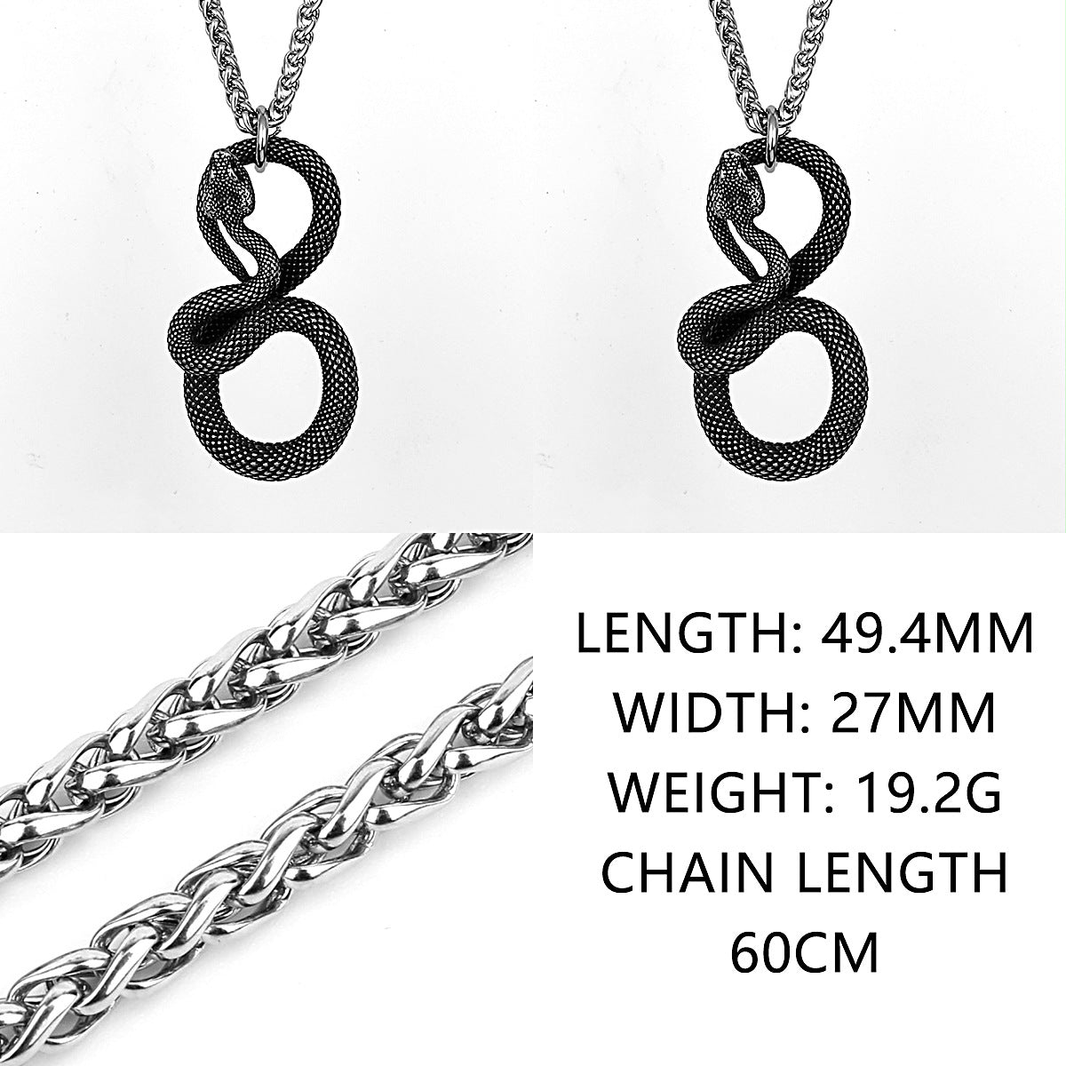 Goth Cobra Necklace