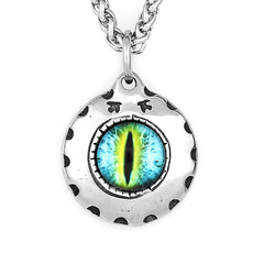 Goth Devil Eyes Necklace