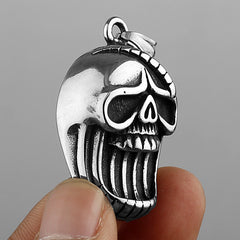 Unisex Goth Skull-Motif Necklace
