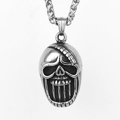 Unisex Goth Skull-Motif Necklace