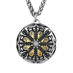 Goth Helmet of Awe Necklace