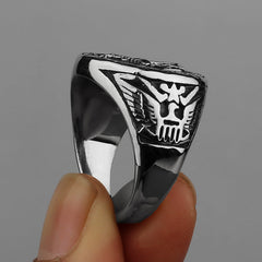 Goth Pirate Ship Anchor Ring