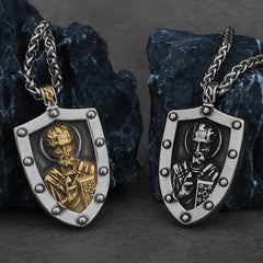 Goth Saint Nicholas Necklace