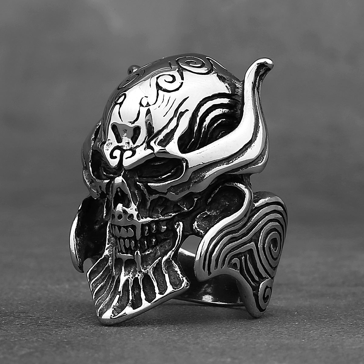 Goth Wolf Tooth Ring