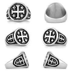 UNISEX Gothic Cross-Motif Vintage Ring