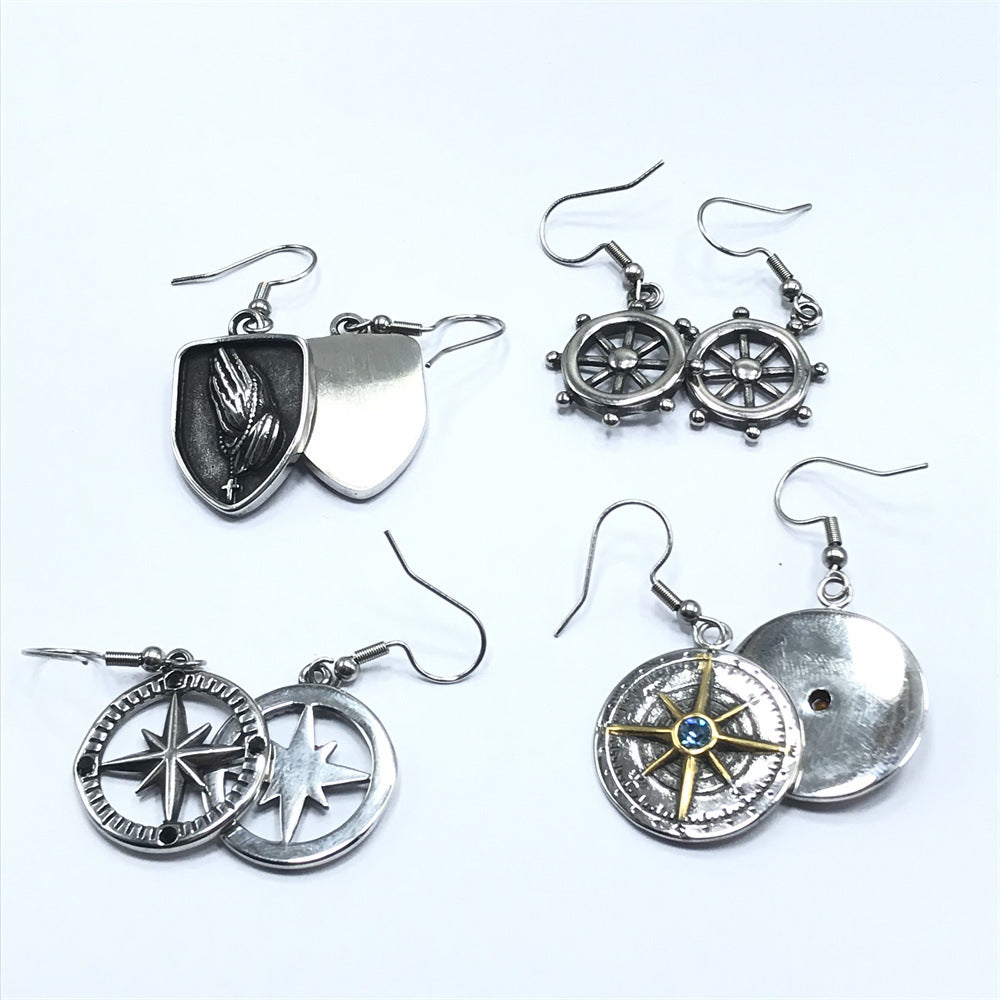 Gothic Theme Drop Earrings - 4 Styles
