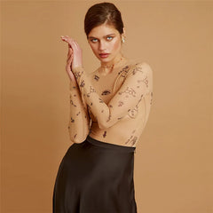 Aeris Tattoo Symbols Tissue Bodysuit
