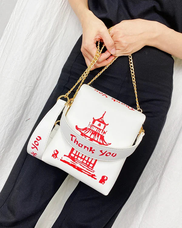 Fun Chinese Takeout Box Bag