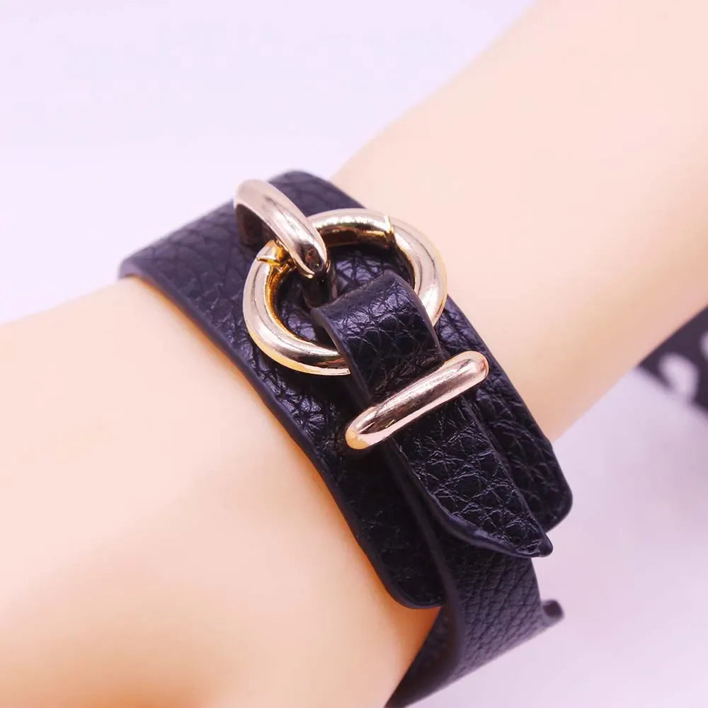 Animal Prints Faux Leather Bracelets
