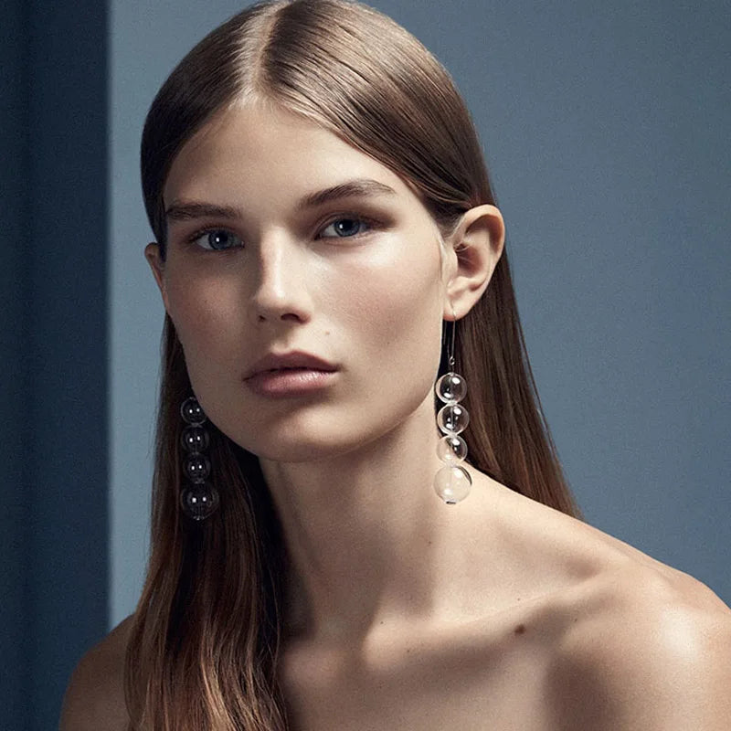 Seria Glass Bulbs Drop Earrings