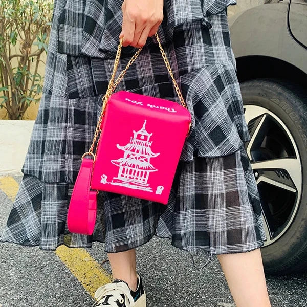 Fun Chinese Takeout Box Bag