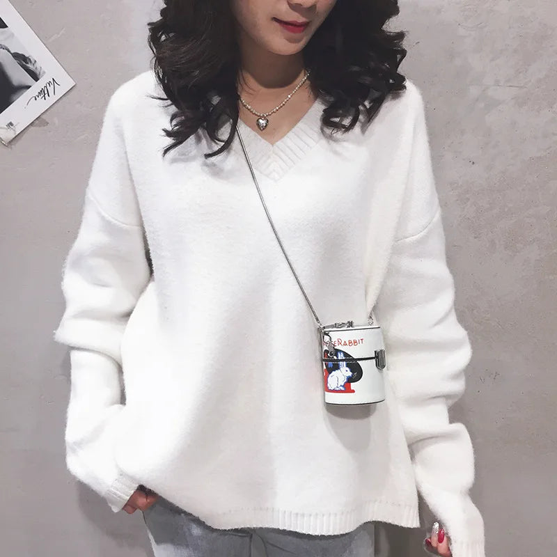 White Rabbit Mini Cylinder Bucket Bag