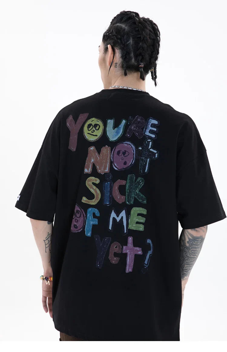 Unisex Oversized Graffiti Hip Hop T-Shirts