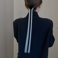 Heda Long Chain Tassel Hair Jewelry