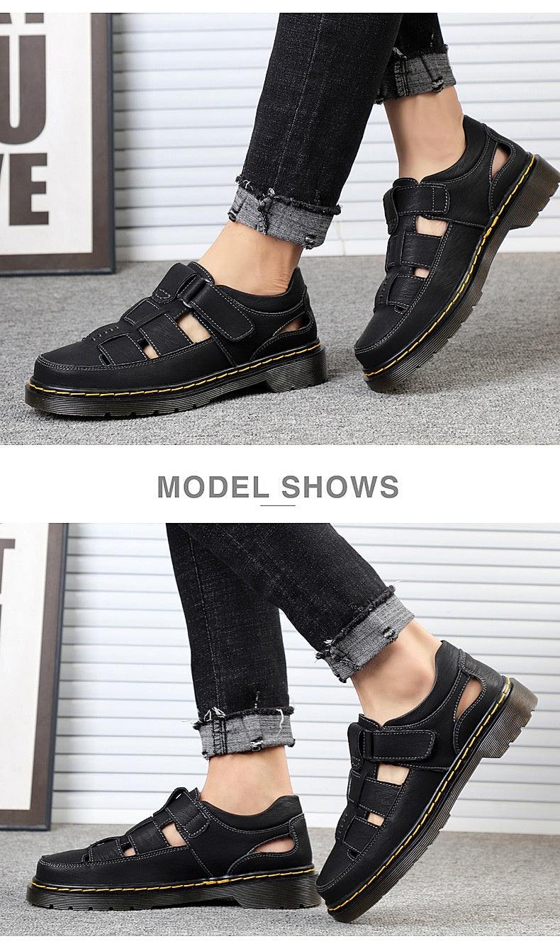 Men's Leather Breathable Sandals