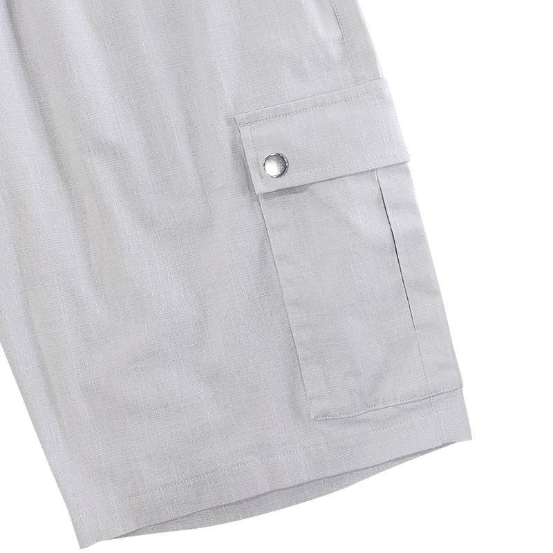 Men's Bamboo Linen Drawstring Shorts