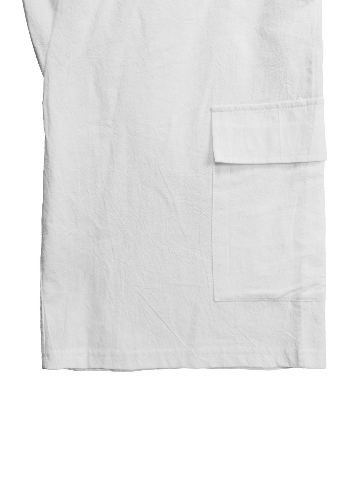 Men's Solid Colour Linen Shorts