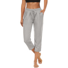 Capris with Drawstring and Pockets