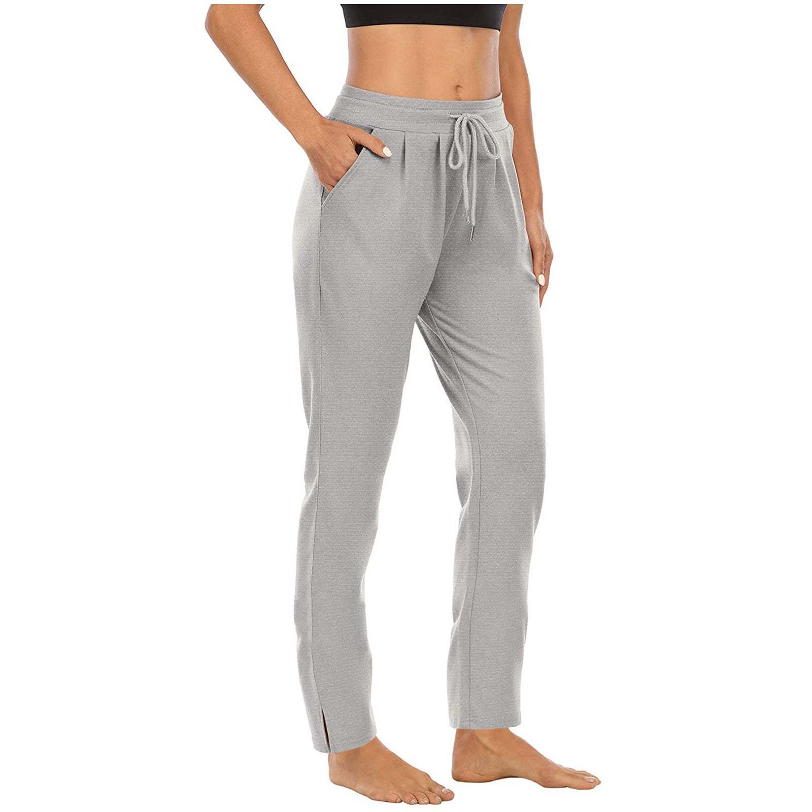 Capris with Drawstring and Pockets