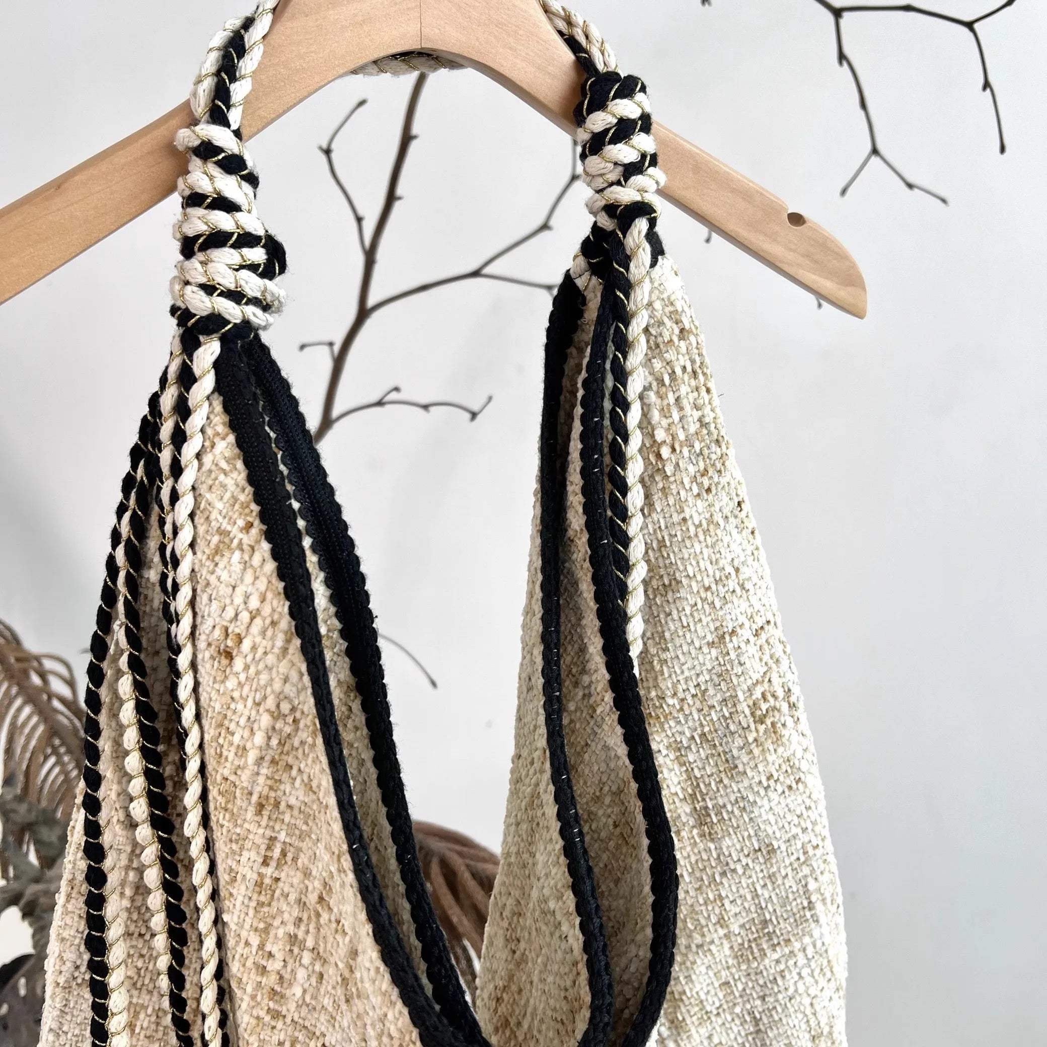 Inka Woven Cotton Hobo Bag