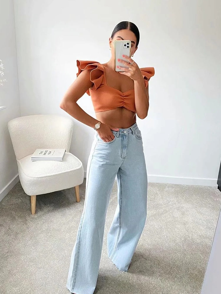 Jamie High Waisted Wide Leg Jeans - 4 Colors