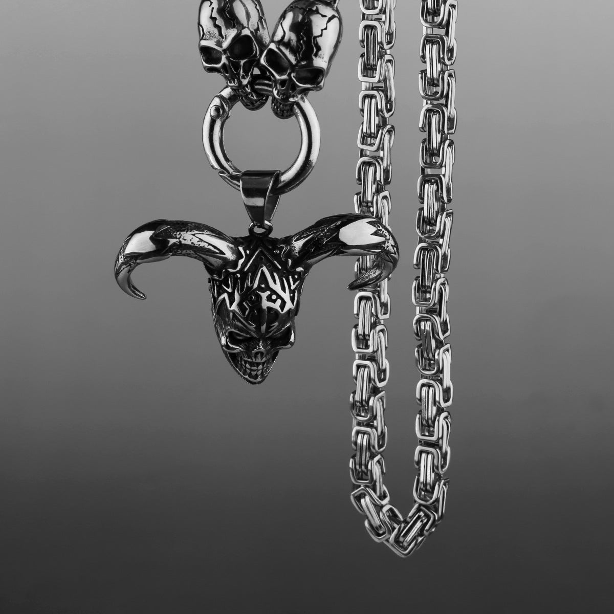 Joker Skull Necklace