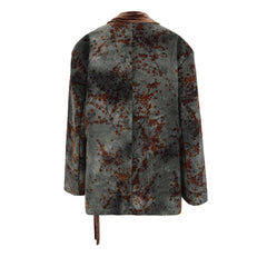 Josie Kimono Floral Velvet Blazer