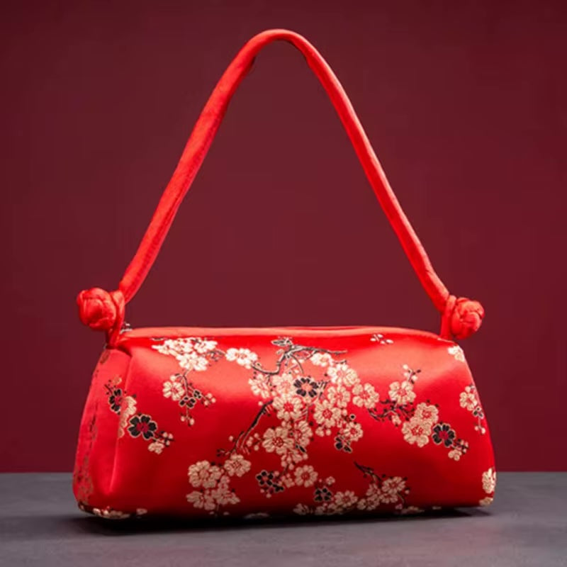 Kexin Silk Embroidery Cheongsam Mini Tote