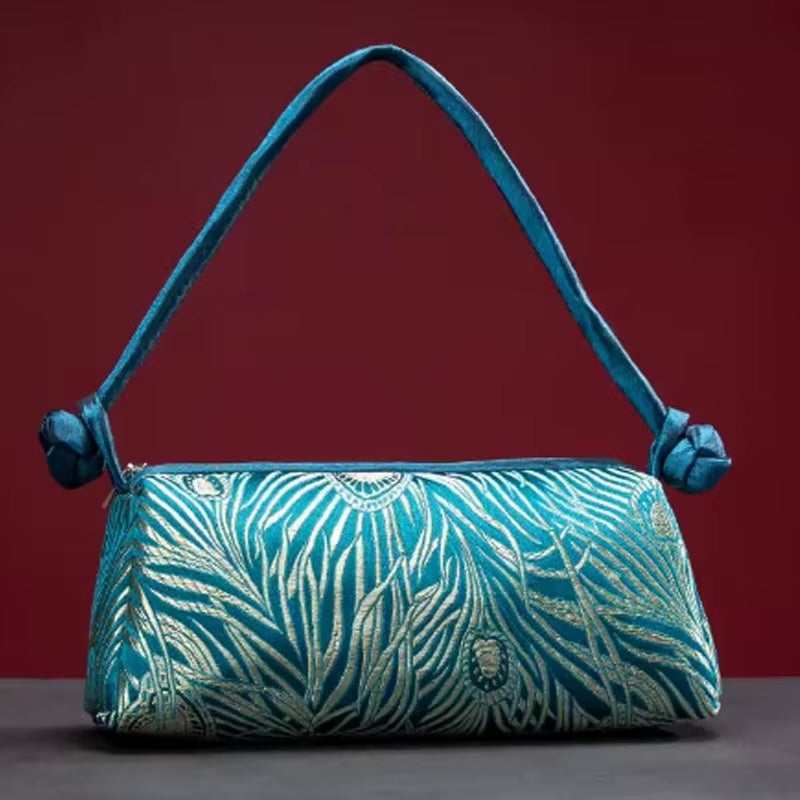 Kexin Silk Embroidery Cheongsam Mini Tote