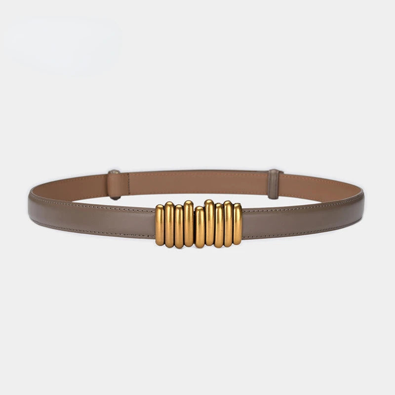 Emma Golden Lines Knot Belt