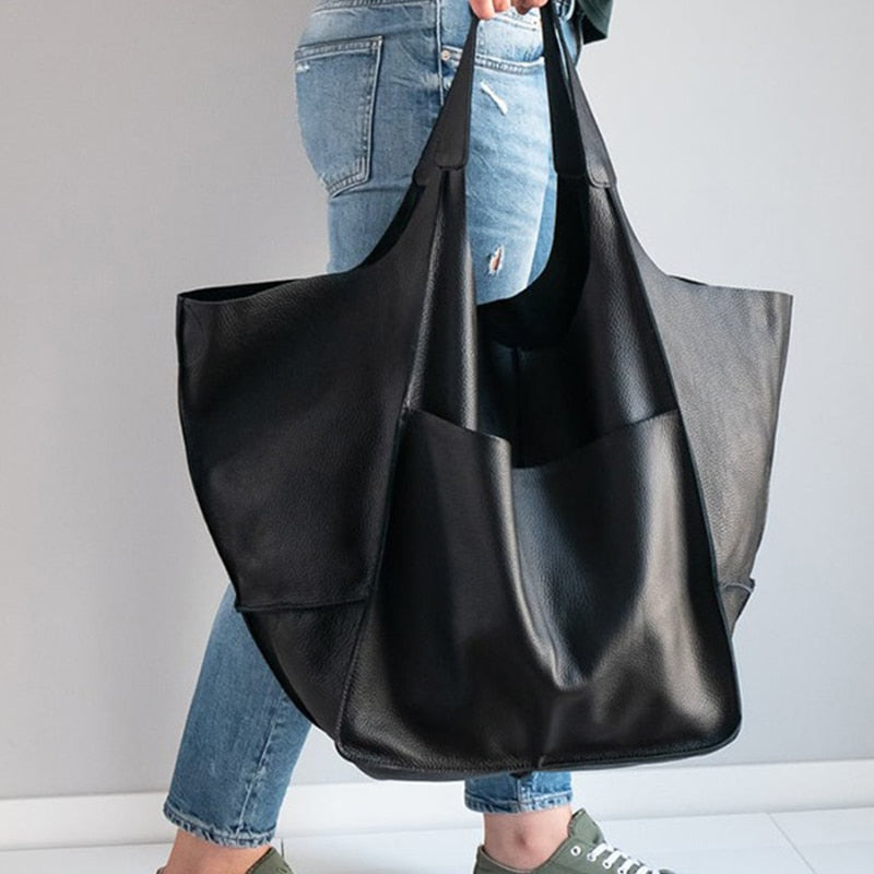 Kora Retro Oil Coated Look Jumbo Bags - 9 Colors