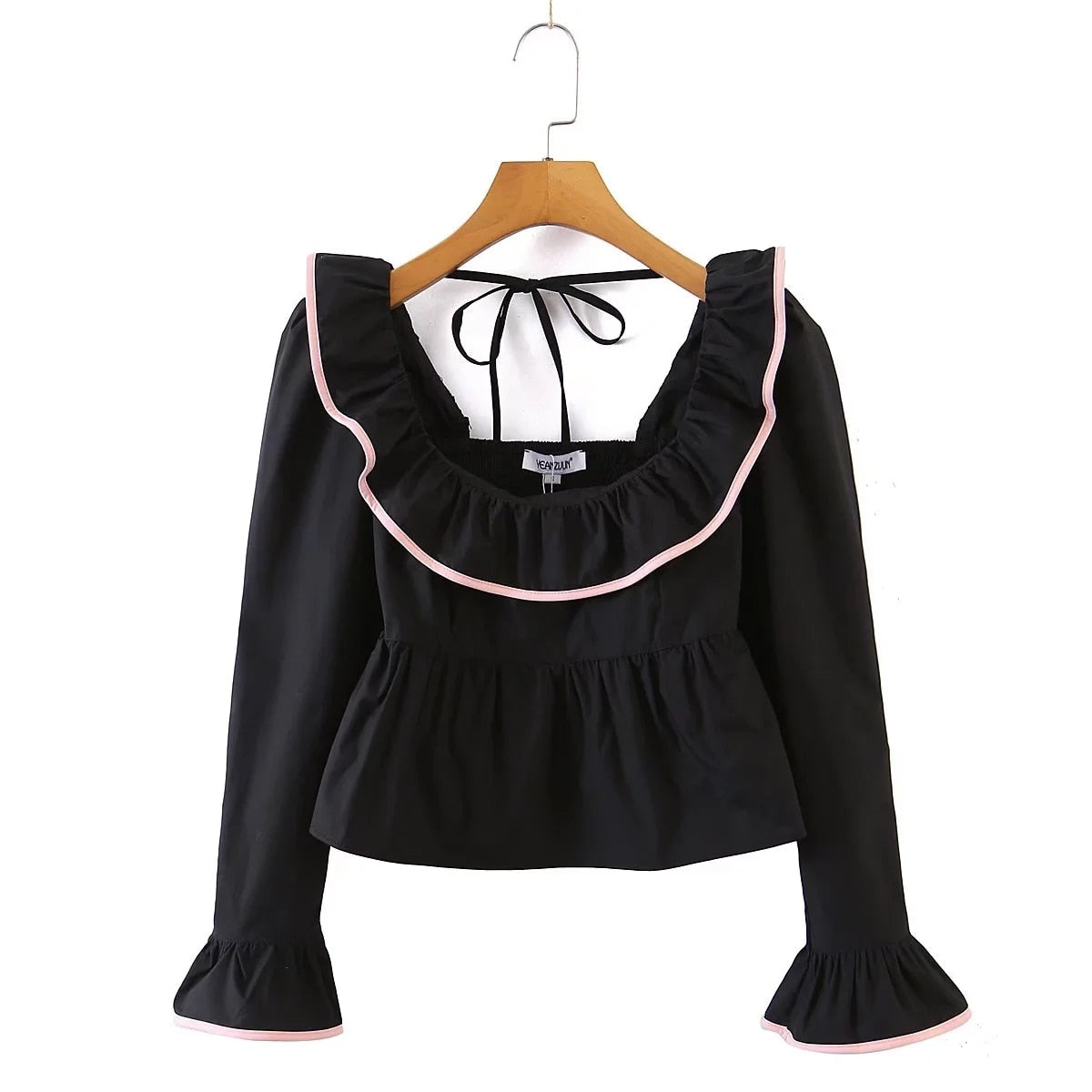 Lani Babydoll Ruffle Blouse - 5 Colors