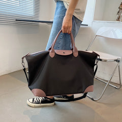 Laura Nylon+Leather Weekender Bags - 3 Colors