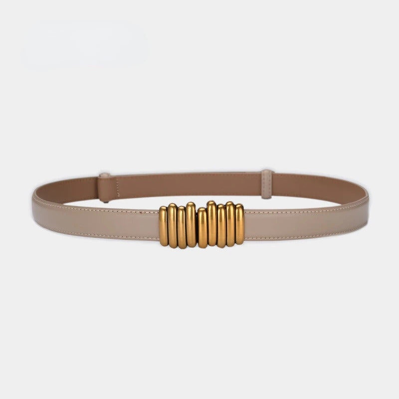 Emma Golden Lines Knot Belt