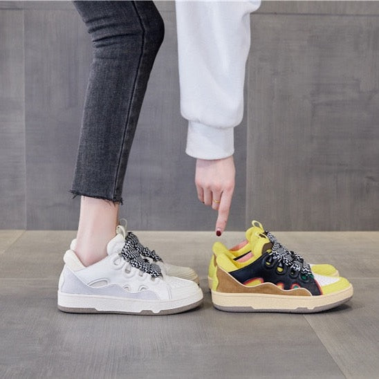 Linnea Chunky Lace Sneakers - 3 Colors